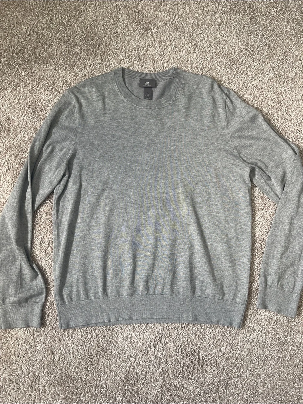 H&M Men's Crewneck Sweater - Heather Gray